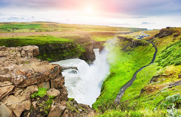 Gulfoss Waterfall